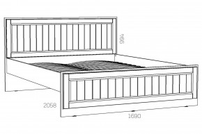 Кровать 1600 Оливия НМ 040.34 Х в Челябинске - mebel74.com | фото 2