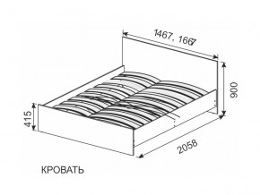 Кровать 1600х2000 ортопедическое основание в Челябинске - mebel74.com | фото