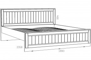 Кровать 1800 Оливия НМ 040.34-03 Х в Челябинске - mebel74.com | фото 2