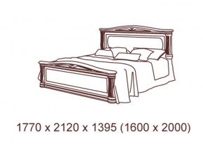 Кровать 2-х спальная  1600*2000 с ортопедом в Челябинске - mebel74.com | фото