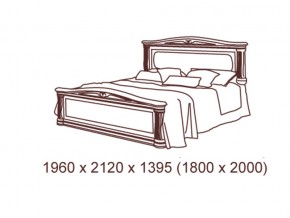 Кровать 2-х спальная 1800*2000 с ортопедом в Челябинске - mebel74.com | фото