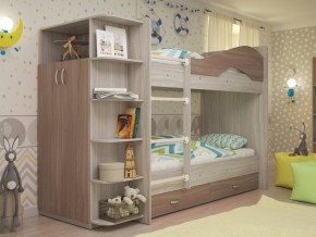 Кровать 2-х ярусная Мая с ящиками и шкафом на латофлексах шимо в Челябинске - mebel74.com | фото