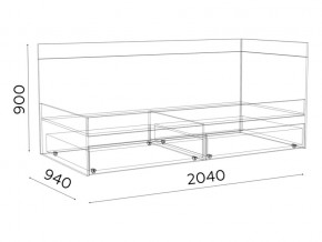 Кровать 900 Гринвич мод.1 в Челябинске - mebel74.com | фото 3