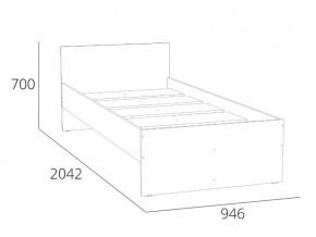 Кровать 900 НМ 011.53-01 Симпл Дуб Сонома в Челябинске - mebel74.com | фото 2