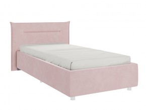 Кровать Альба 900 велюр нежно-розовый в Челябинске - mebel74.com | фото