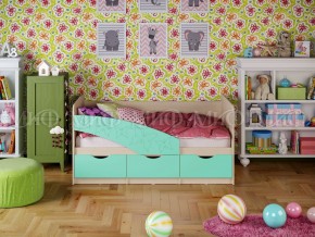 Кровать Бабочки 1800 Бирюза матовая в Челябинске - mebel74.com | фото