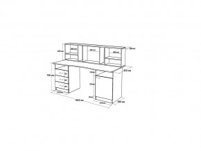 Кровать чердак Юта 1 со столом в Челябинске - mebel74.com | фото 2