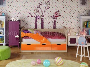 Кровать Дельфин-1 1600 Оранжевый металлик в Челябинске - mebel74.com | фото