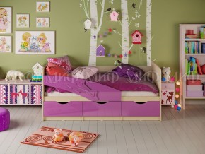 Кровать Дельфин 1600 Фиолетовый металлик в Челябинске - mebel74.com | фото
