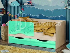 Кровать Дельфин-2 МДФ Бирюза металлик в Челябинске - mebel74.com | фото