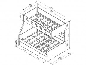 Кровать Дельта 20.02 голубая в Челябинске - mebel74.com | фото 2