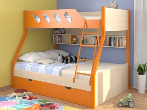 Кровать Дельта 20.02 оранжевая в Челябинске - mebel74.com | фото 1