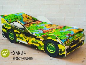 Кровать детская машина Хаки в Челябинске - mebel74.com | фото