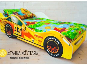Кровать детская машина Тачка Желтая в Челябинске - mebel74.com | фото