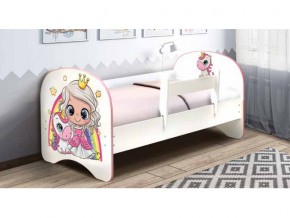 Кровать детская с фотопечатью без ящика Принцесса 800*1600 в Челябинске - mebel74.com | фото