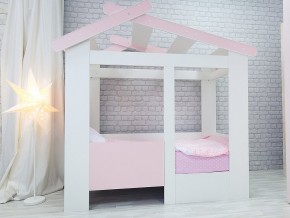 Кровать детская Теремок без ящика розовая в Челябинске - mebel74.com | фото