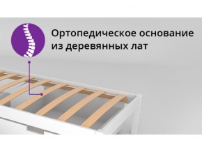 Кровать-домик мягкий Svogen с бортиком дерево-белый в Челябинске - mebel74.com | фото 2