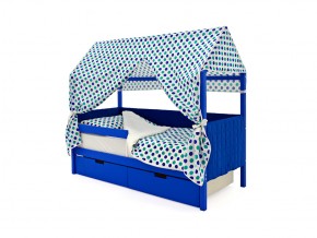 Кровать-домик мягкий Svogen с ящиками и бортиком синий в Челябинске - mebel74.com | фото 6
