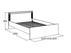 Кровать двойная Ольга 18 1200 в Челябинске - mebel74.com | фото 2