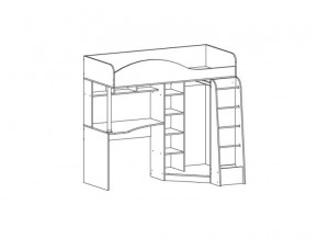 Кровать двухъярусная Каприз-1 с рисунком Елочки в Челябинске - mebel74.com | фото 2