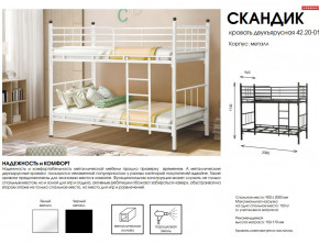 Кровать двухъярусная Скандик 42.20-01 в Челябинске - mebel74.com | фото 2