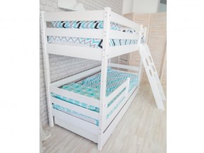 Кровать двухъярусная Сонечка с наклонной лестницей и ящиками в Челябинске - mebel74.com | фото 3