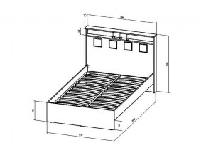 Кровать Коста-Рика 1200 в Челябинске - mebel74.com | фото 2