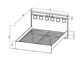 Кровать Коста-Рика 1600 в Челябинске - mebel74.com | фото 2