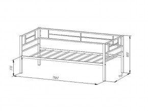 Кровать металлическая Лорка Белый в Челябинске - mebel74.com | фото 2