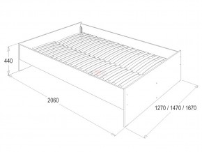 Кровать Ольга 14 1400 в Челябинске - mebel74.com | фото 2