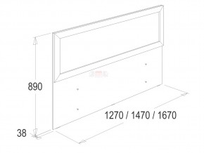 Кровать Ольга 14 1400 в Челябинске - mebel74.com | фото 3