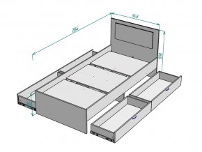 Кровать Ольга L38 ширина 900 в Челябинске - mebel74.com | фото 3