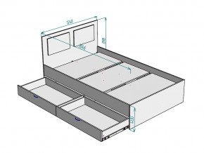 Кровать Ольга L46 ширина 1200 в Челябинске - mebel74.com | фото 3