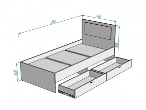 Кровать Ольга L47 ширина 900 в Челябинске - mebel74.com | фото 3