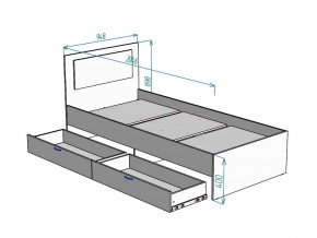 Кровать Ольга L48 ширина 900 в Челябинске - mebel74.com | фото 3