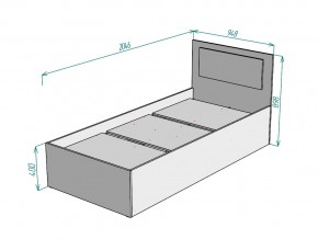 Кровать Ольга L53 ширина 900 в Челябинске - mebel74.com | фото 3