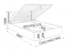 Кровать парящая 1400 М41 Тиффани в Челябинске - mebel74.com | фото 2