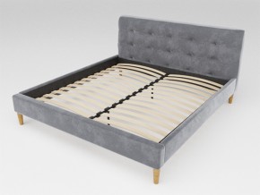 Кровать Пайли 1800 серый в Челябинске - mebel74.com | фото