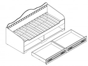 Кровать Прованс с ящиками в Челябинске - mebel74.com | фото 3