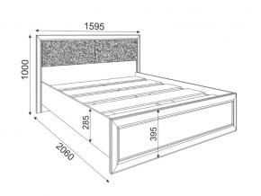 Кровать с настилом 1400 Саванна М04 в Челябинске - mebel74.com | фото 2