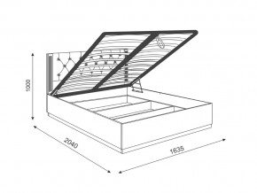 Кровать с подъемным механизмом М25 Тиффани в Челябинске - mebel74.com | фото 3