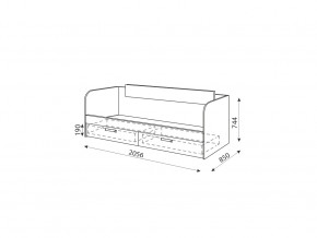 Кровать с ящиками Дуглас Модуль №13 в Челябинске - mebel74.com | фото 2