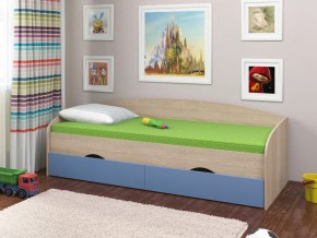 Кровать Соня 2 сонома-голубой в Челябинске - mebel74.com | фото