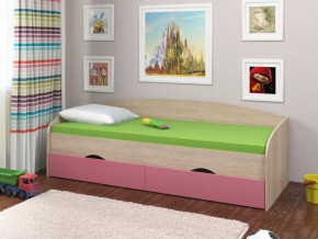 Кровать Соня 2 сонома-розовый в Челябинске - mebel74.com | фото