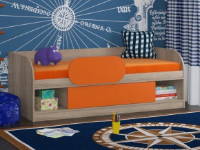 Кровать Соня 4 сонома-оранжевый в Челябинске - mebel74.com | фото 3