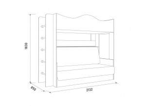 Кровать-трансформер Сити Венге/белый в Челябинске - mebel74.com | фото 2