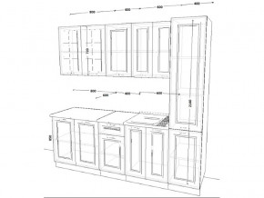 Кухонный гарнитур 12 Белый Вегас 2200 мм в Челябинске - mebel74.com | фото 2