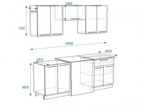 Кухонный гарнитур 1Р РоялВуд 1800 мм в Челябинске - mebel74.com | фото 2