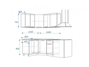 Кухонный гарнитур 3Р РоялВуд 1200*1400 мм в Челябинске - mebel74.com | фото 2