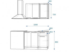 Кухонный гарнитур 5Р РоялВуд 1000 мм в Челябинске - mebel74.com | фото 2